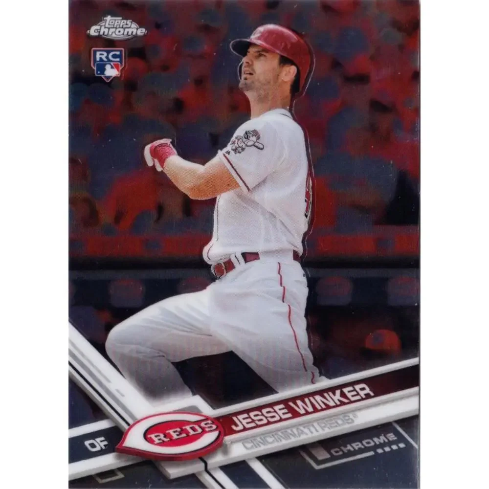 2017 Topps Chrome Update Jesse WinkerÂ RC HMT31 Cincinnati Reds